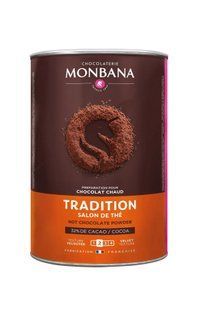 Суха суміш Monbana Tradition 32% Hot Chocolate Powder для приготування гарячого шоколаду, 1 кг 3474340011557 фото