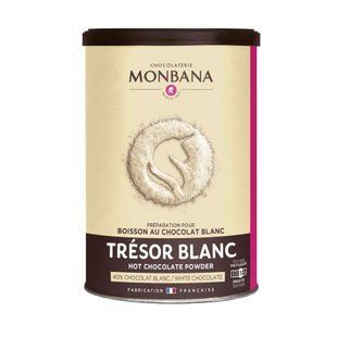 Суха суміш Monbana Tresor Blanc для приготування гарячого білого шоколаду, 200 г 3474341201285 фото