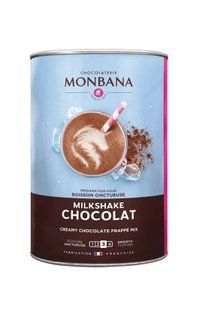 Суха суміш Monbana Chocolat Milkshake для приготування шоколадного мілкшейку, 1 кг 3474341200172 фото